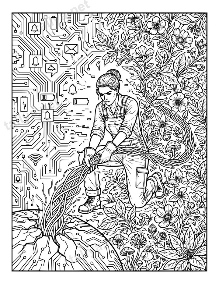 The Gardener in the Ghostly Machine (Digital Detox)