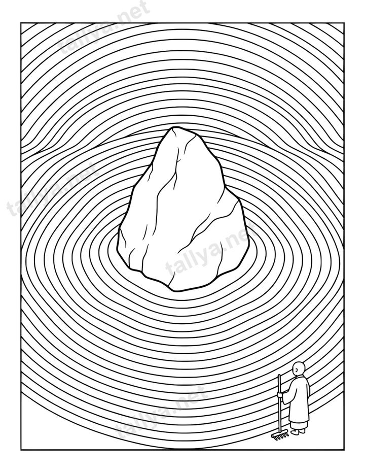 The Raked Zen Garden (Sacred Simplicity)