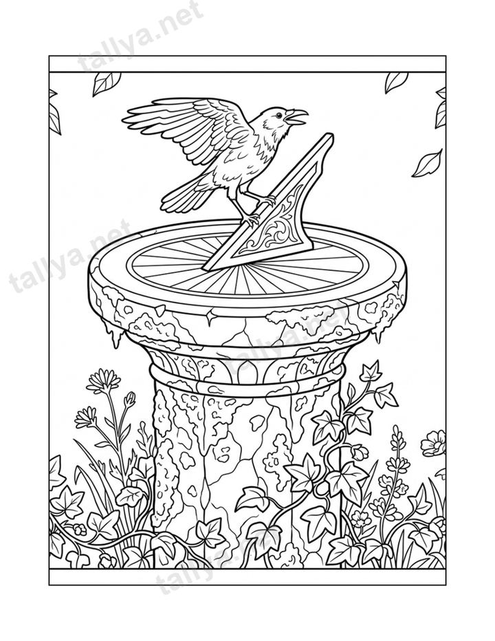 Crow on the Sundial
