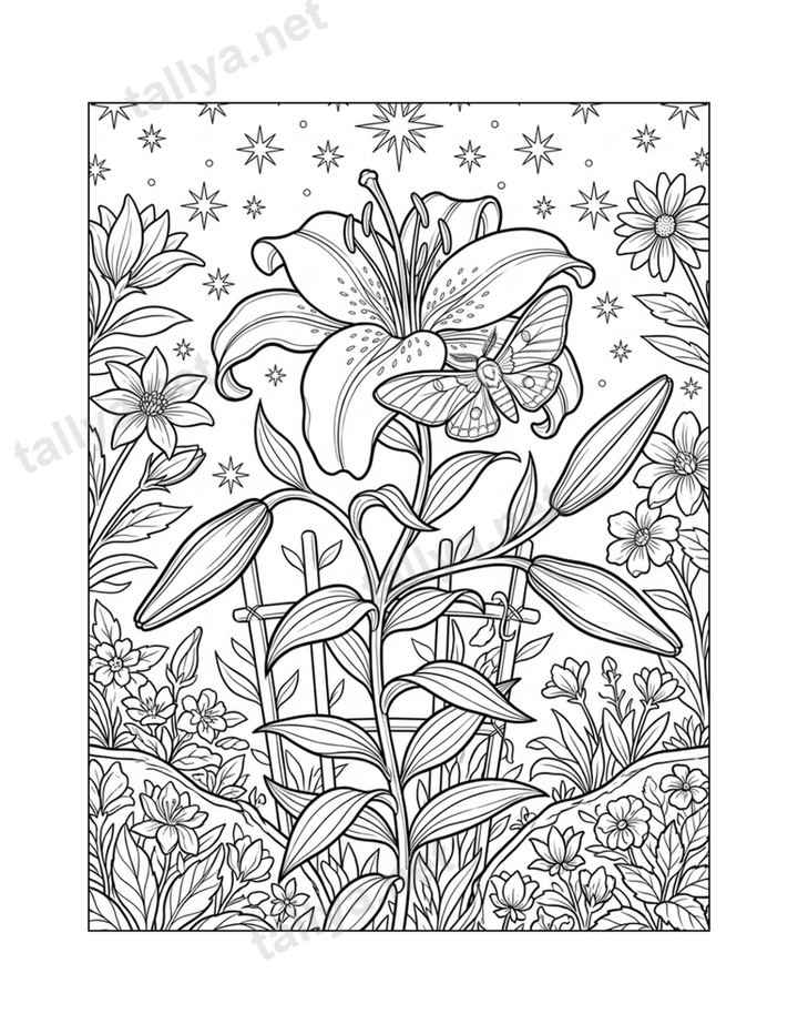 The Skyward Stargazer Lily