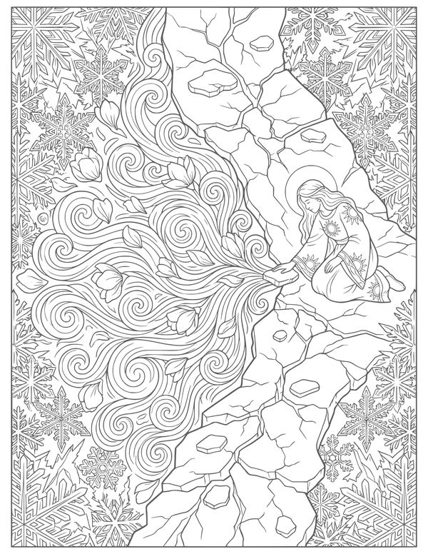 Grief and Softness mandala