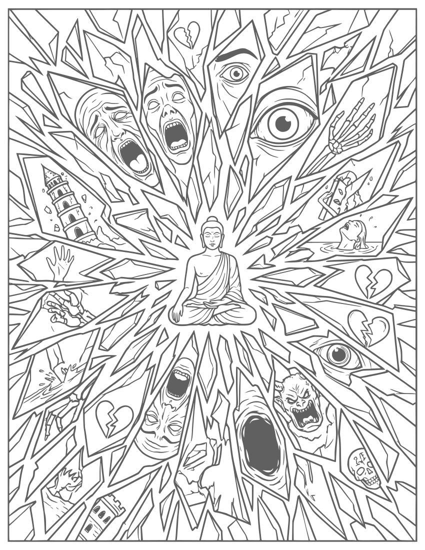 Anxiety mandala