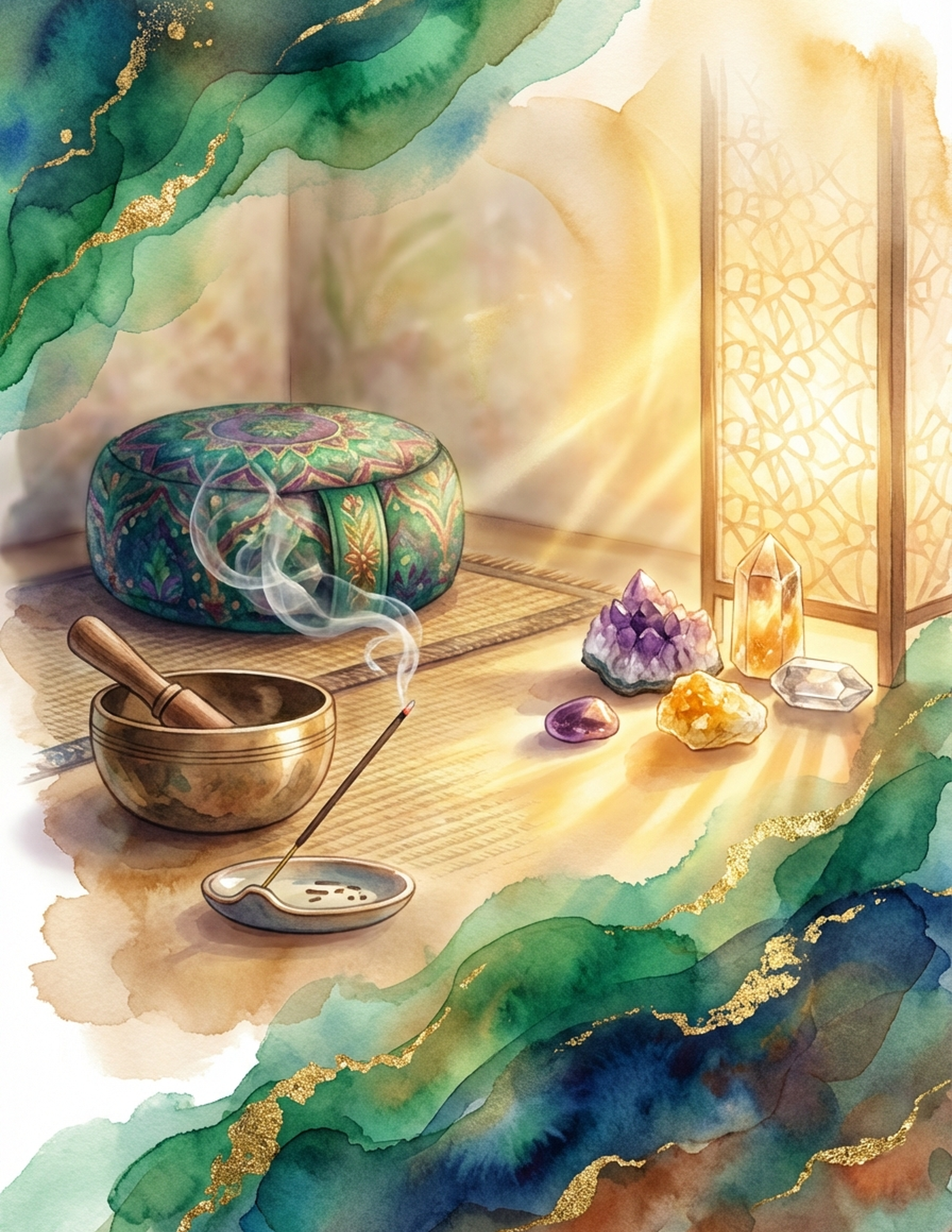 Spirituality watercolor